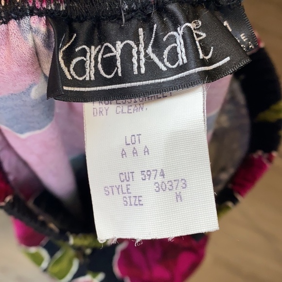 Vintage floral pants - Picture 6 of 6